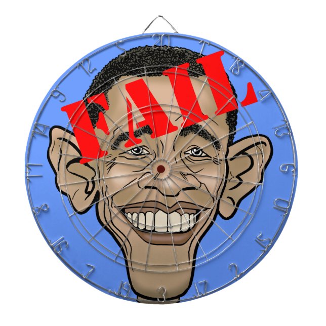 Obama FAIL Dartboard (Front)