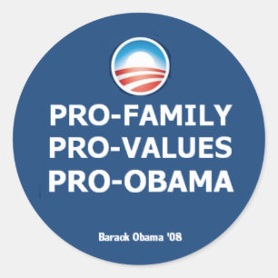 Obama FAMILY Sticker