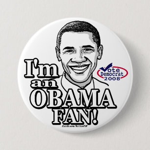 Obama Fan Button 