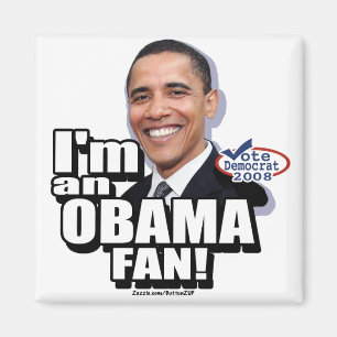 Obama Fan Magnet