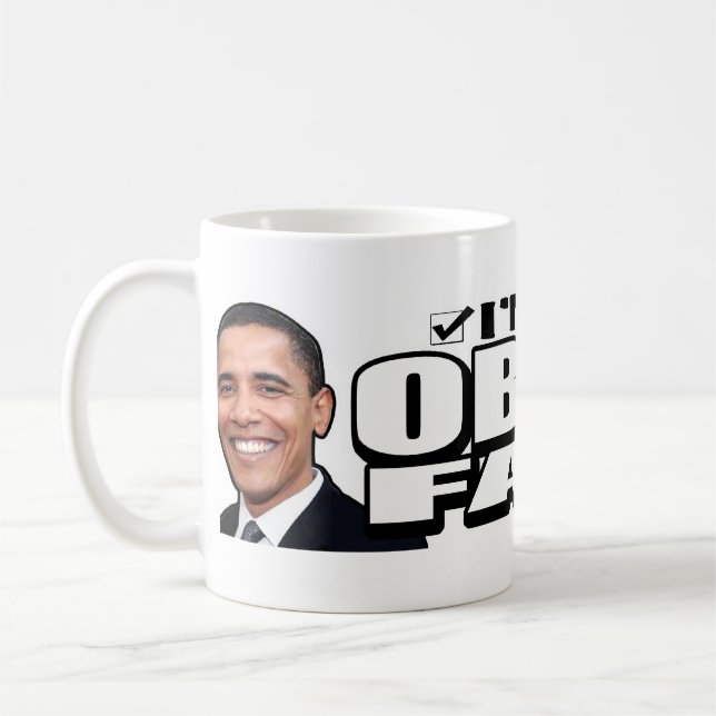 Obama Fan Mug  (Left)