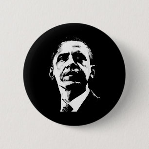 Obama First Black President 4th Of July Black Hist 6 Cm Round Badge