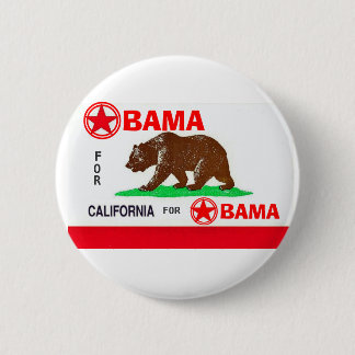 OBAMA FOR CALIFORNIA Button