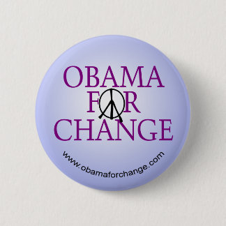 Obama For Change Campaign Button