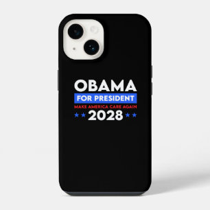 Obama For President 2028 Make America Care Again iPhone 14 Case