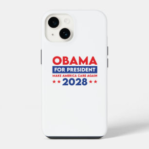 Obama For President 2028 Make America Care Again iPhone 14 Case