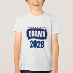 Obama For President 2028 Obama 2028 _1 Tri-Blend Shirt