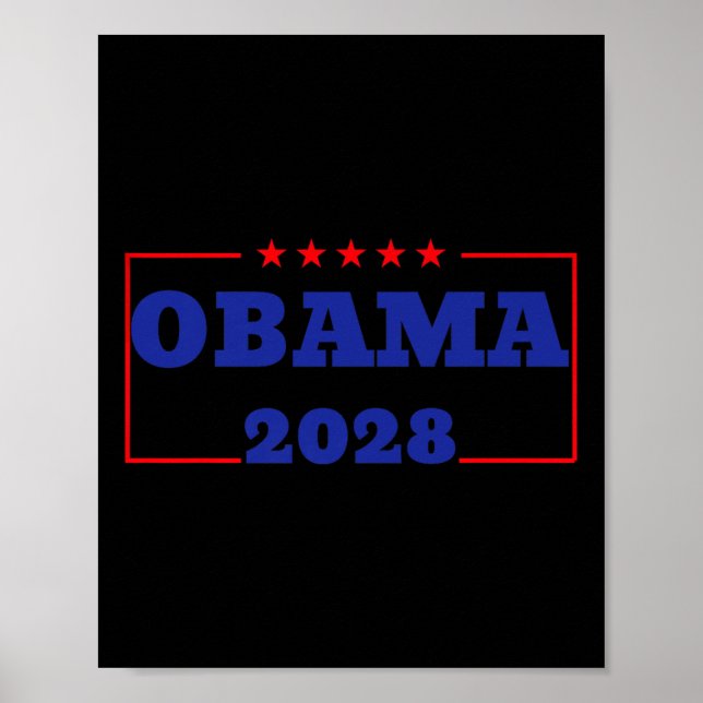 Obama For President 2028 Obama 2028 48th Premium  Poster (Front)