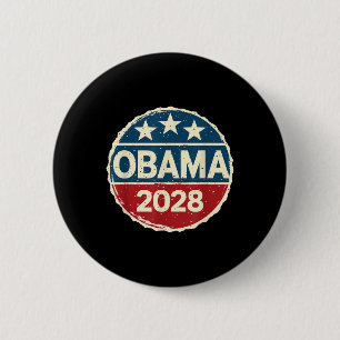 Obama For President 2028 Obama 2028  6 Cm Round Badge