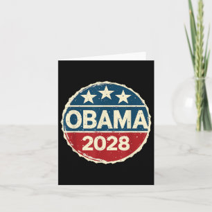 Obama For President 2028 Obama 2028  Card