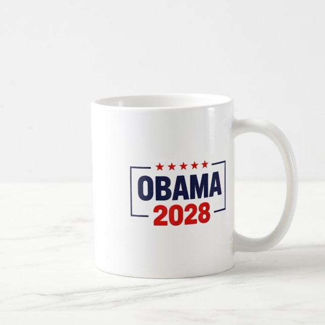 Obama For President 2028 Obama 2028  Coffee Mug (Right)