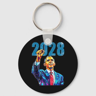 Obama For President 2028 Obama 2028  Key Ring
