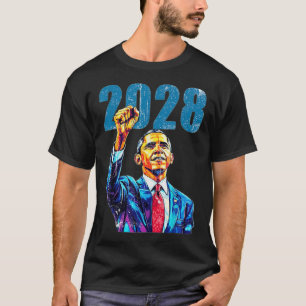 Obama For President 2028 Obama 2028 T-Shirt