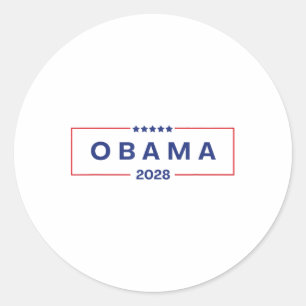 Obama For President 2028 Obama Lets Fix This Obama Classic Round Sticker