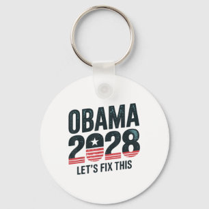 Obama For President 2028 Political Rally Election, Key Ring