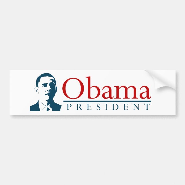Obama for President Bumper Sticker (Front)