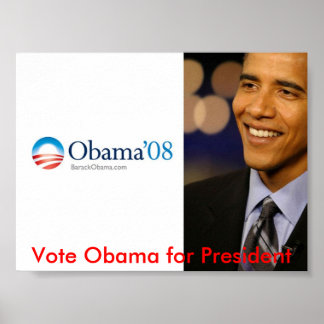 Obama for President Poster