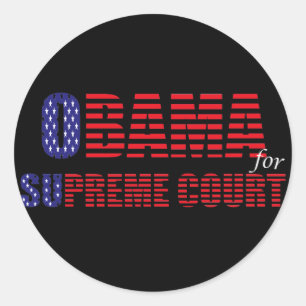 Obama for Supreme Court Sticker
