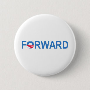 Obama Forward 6 Cm Round Badge