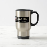 Obama: Forward but more to the Left Bumper Sticker