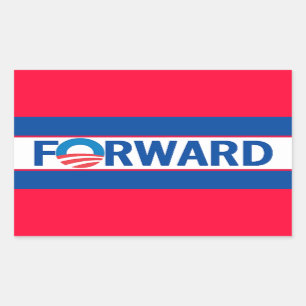 Obama FORWARD Rectangular Sticker