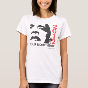 Obama Four More Years Ladies Shirt