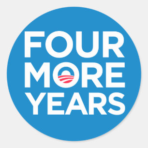 Obama Four More Years Stickers