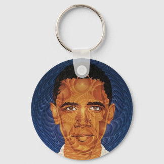Obama Fractal Keychain