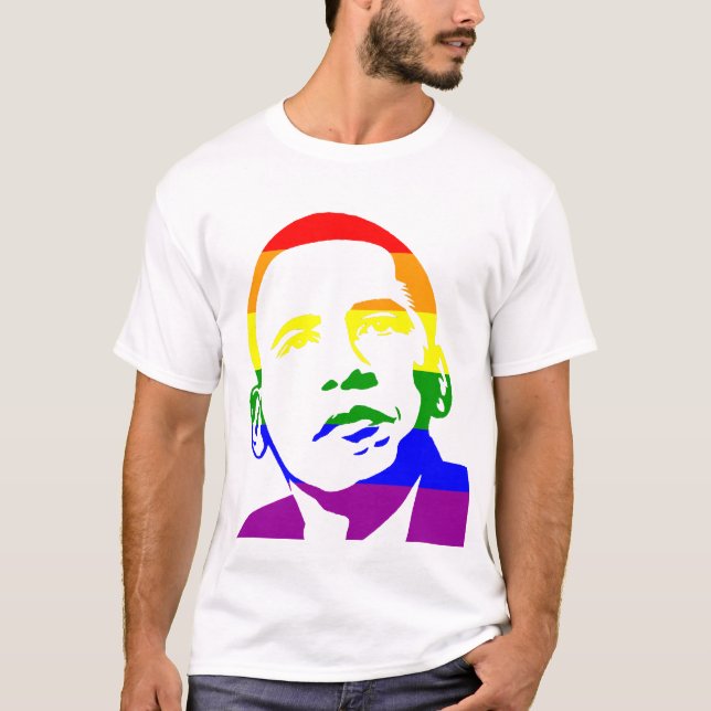 "Obama Gay Marriage Support" T-Shirt (Front)
