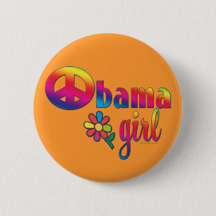 Obama Girl 6 Cm Round Badge