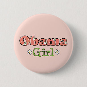 Obama Girl Barack Obama Button