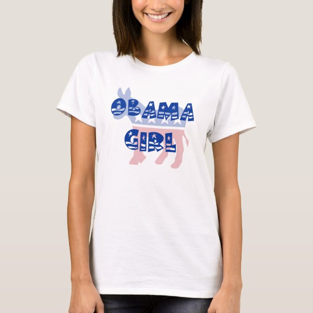 Obama Girl Democrat T-Shirt (Front)