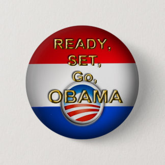 obama go 6 cm round badge