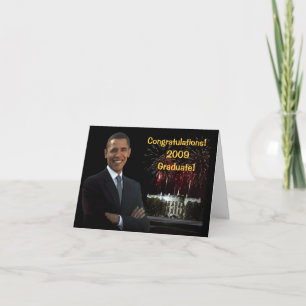 Obama Graduation Congratulations Card