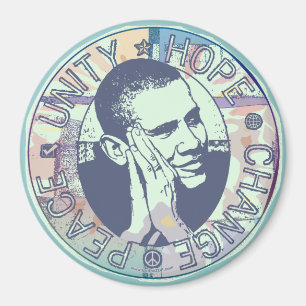 obama Groovy Dream Magnet