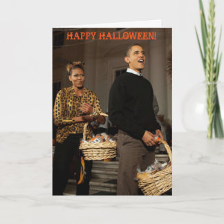 Obama Happy Halloween - Greeting Card