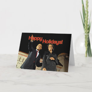 Obama Happy Holidays Holiday Card