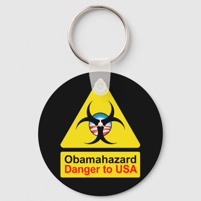 Obama Hazard keychain (Front)