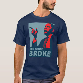 Obama: His Shoe Broke T-Shirt