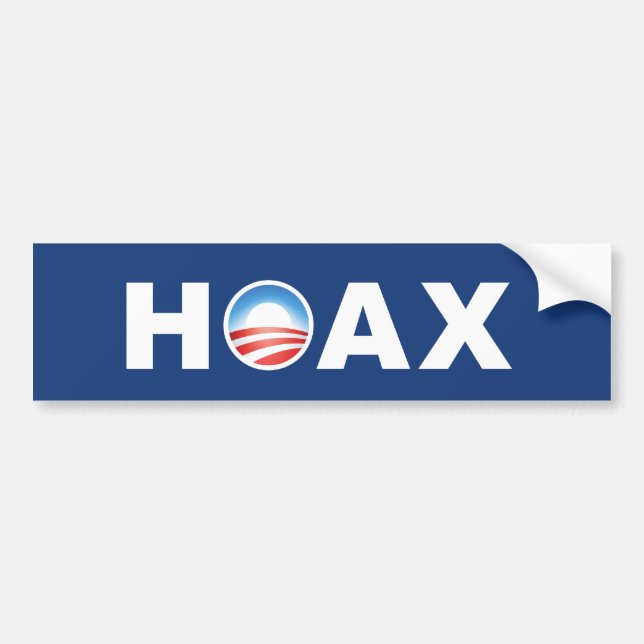 Obama HOAX Bumper Sticker (Front)