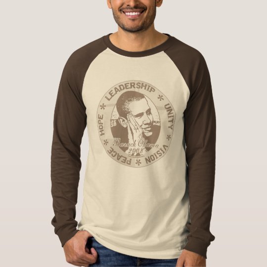 Obama Hope Peace Leadership Unity T-Shirt