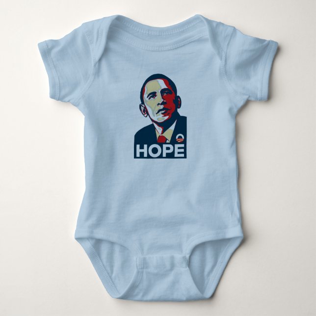 Obama Hope Tunic Baby Bodysuit (Front)