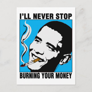 Obama: I'll Never Stop Postcard