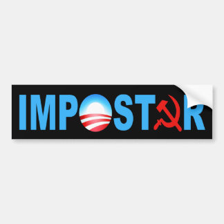 Obama Impostor Bumper Sticker