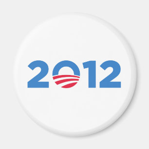 Obama in 2012 magnet