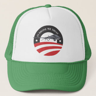 obama-In Drone We Trust- trucker hat