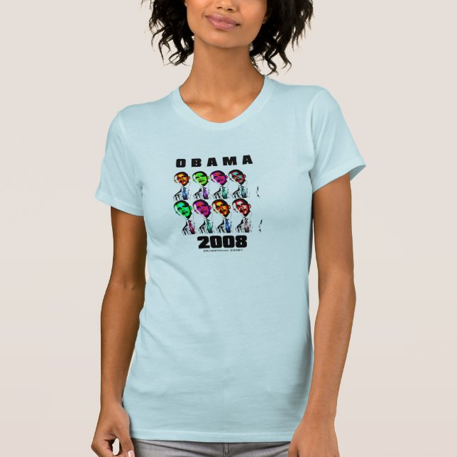 Obama in Pop Art T-Shirt (Front)