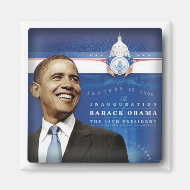 Obama inauguaral Fridge magnet (Front)