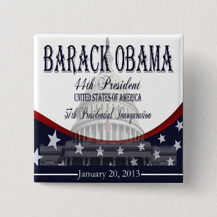 Obama Inauguration 2013 Button
