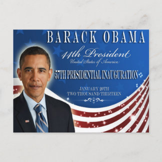 Obama Inauguration 2013 Commemorative Post Cards